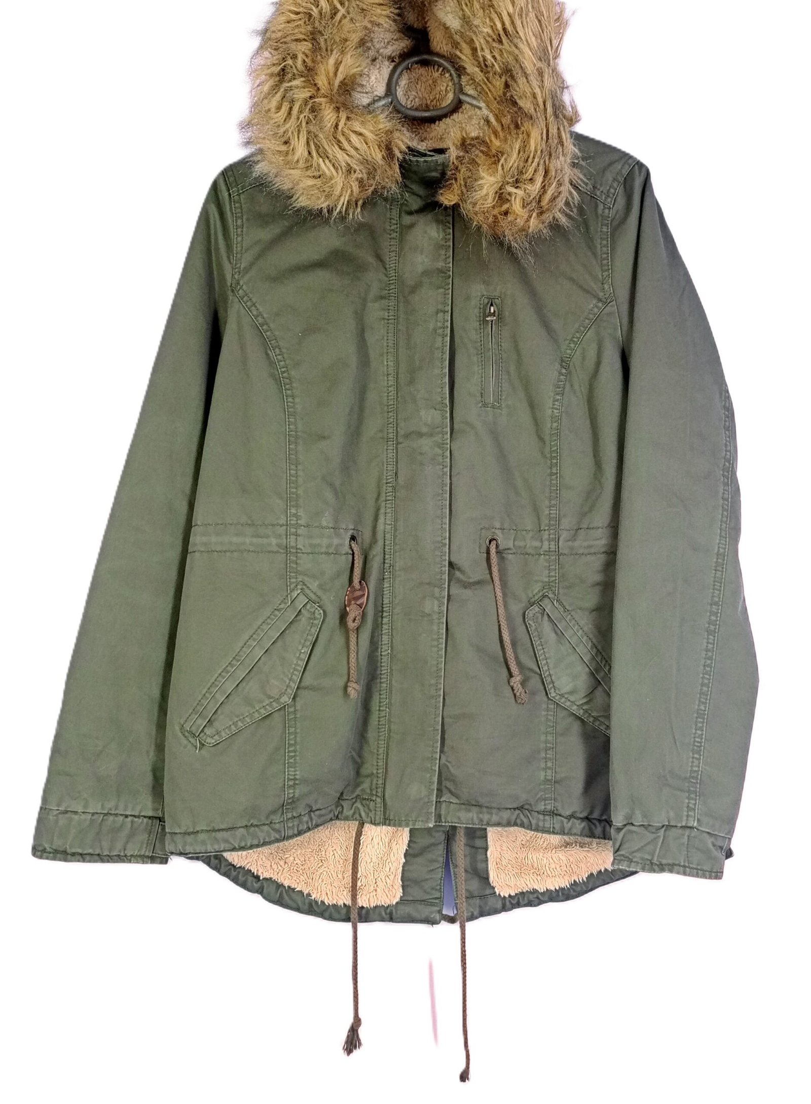 Women's Bomber Jacket with hood (Fur lining)