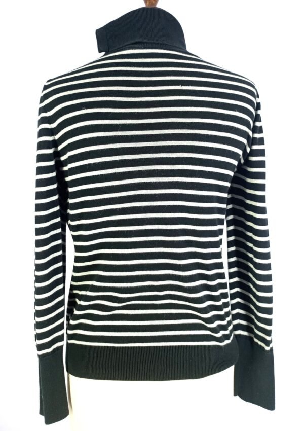 Women's Open Sided Highneck Pull Over Sweat Shirt - Image 2