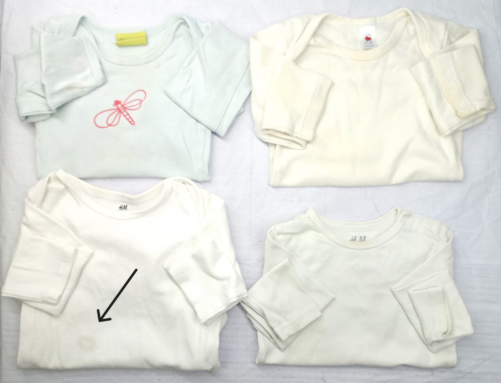 Pack of 4 Full Sleeves Bodysuits