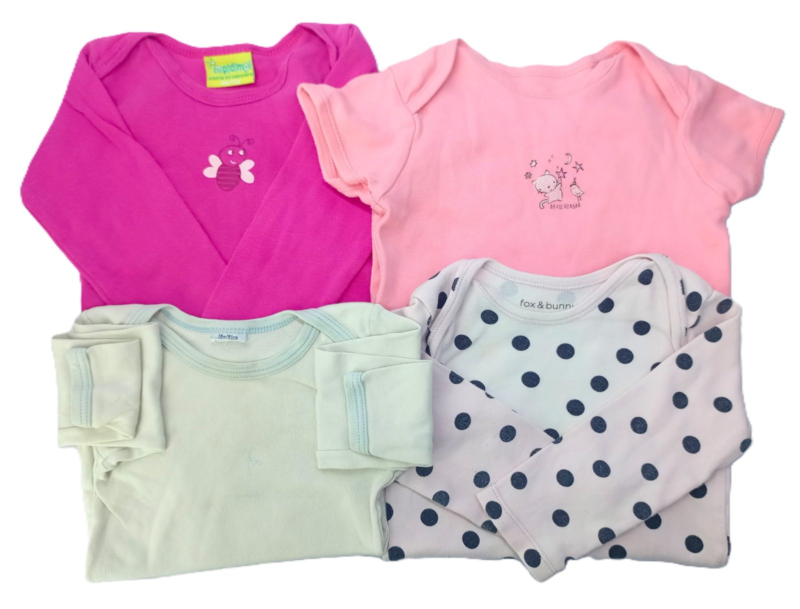 Pack of 4 - 3 Full Sleeves and a Half Sleeves Bodysuits
