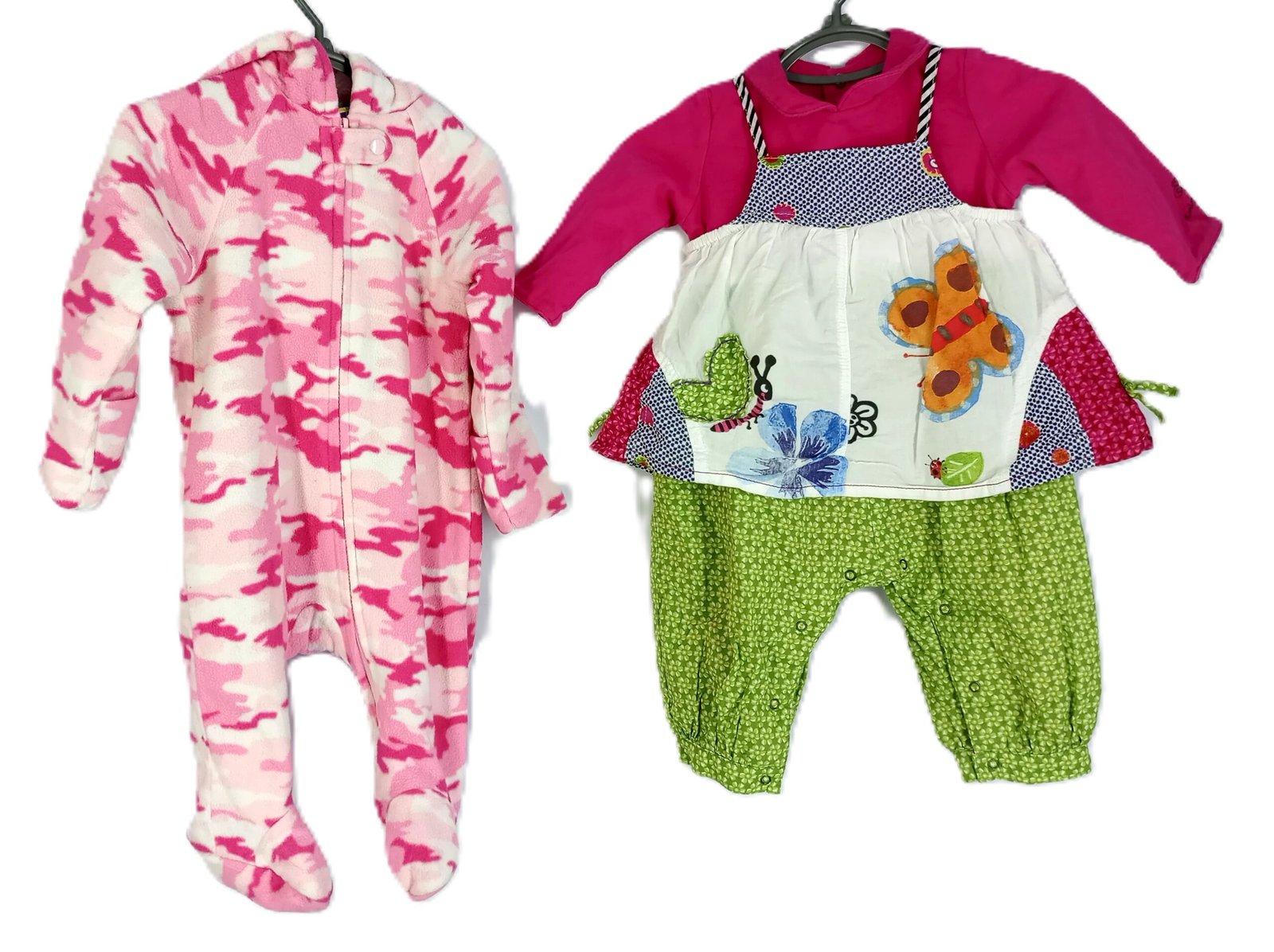 Pack of 2 Rompers - Girls Pack (One with Mitts)