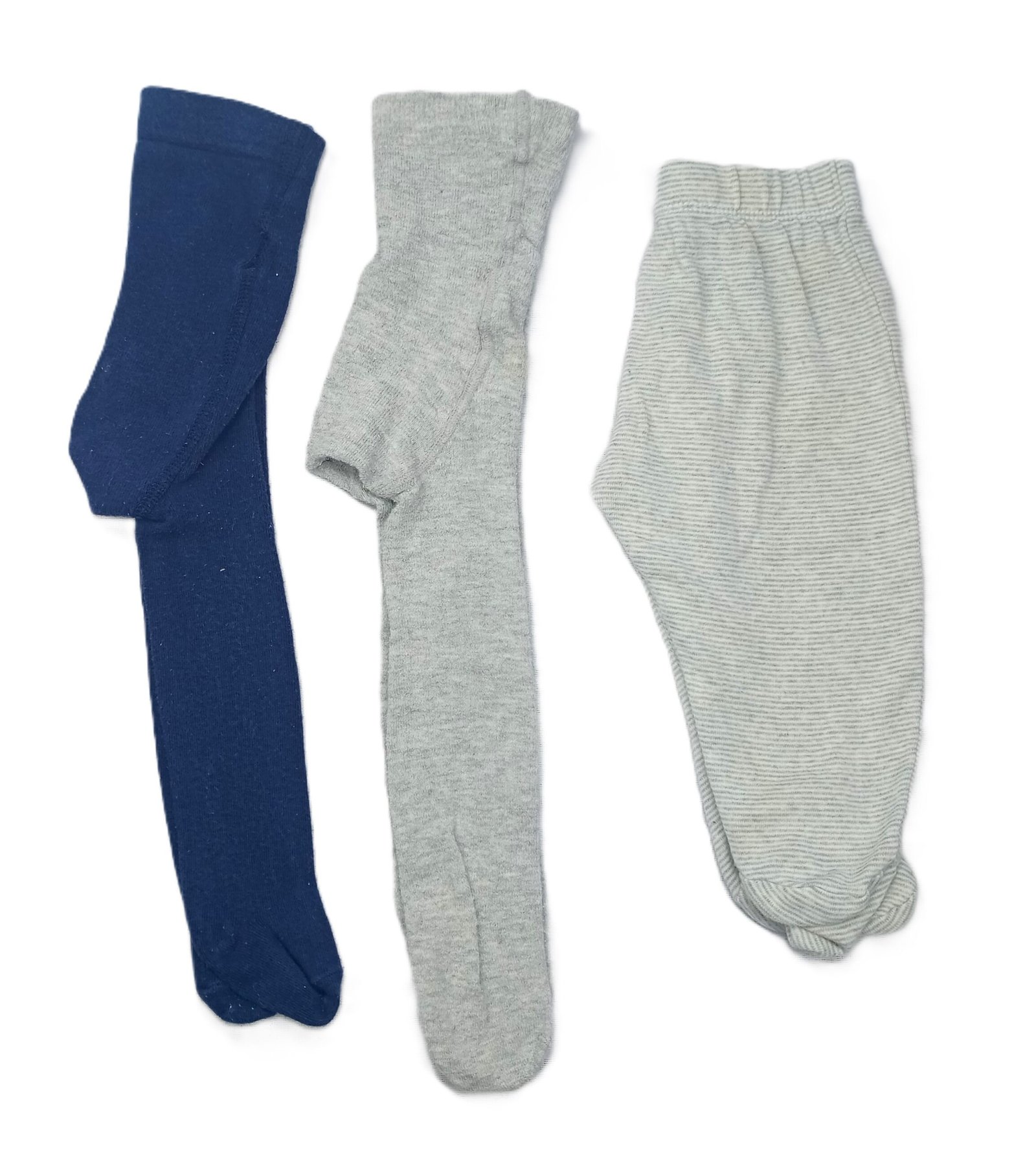 Pack of 3 - 2 Leggins and a Pyjama with Feet