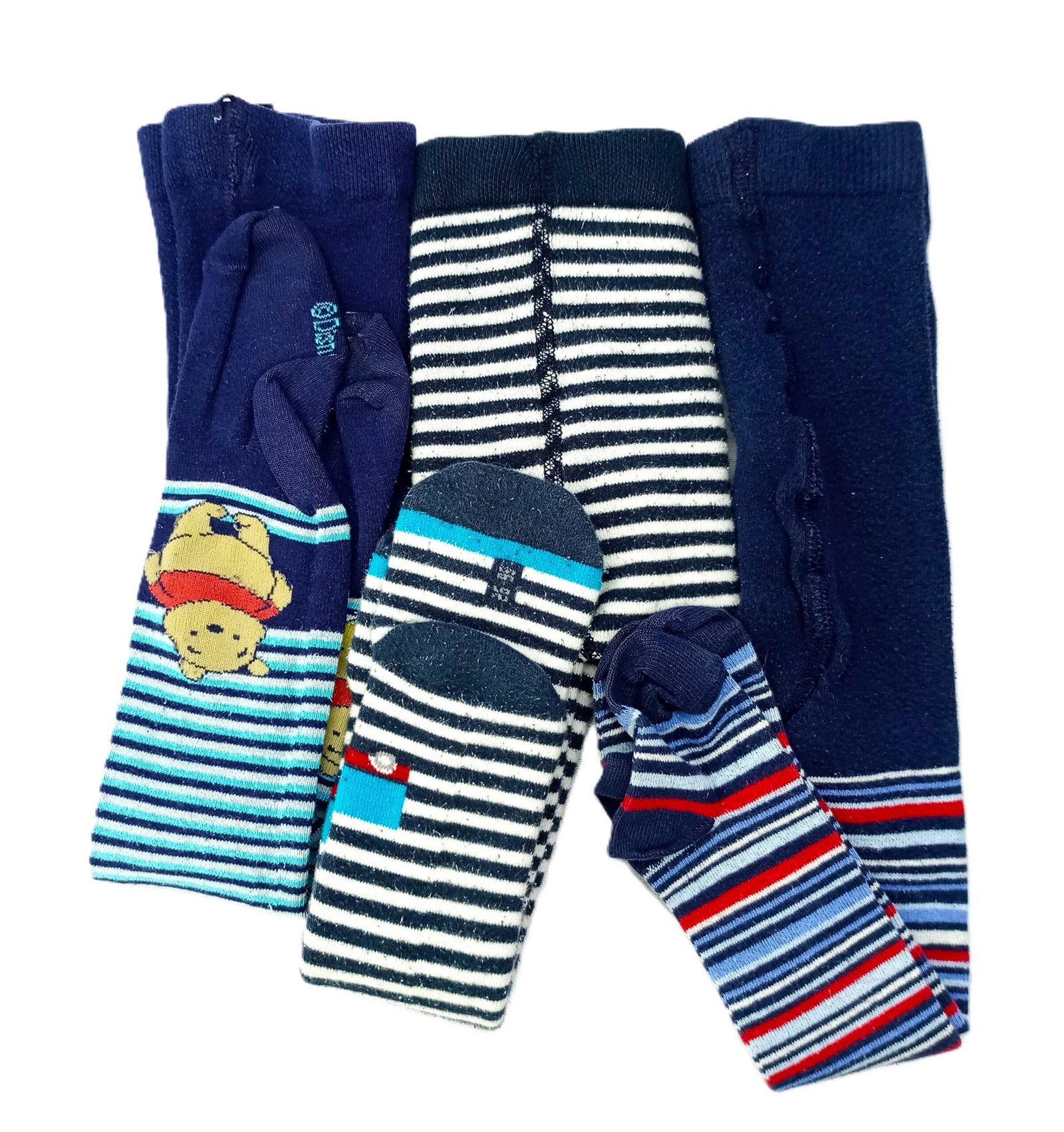 Pack of 3 Leggings (Stripes Design)