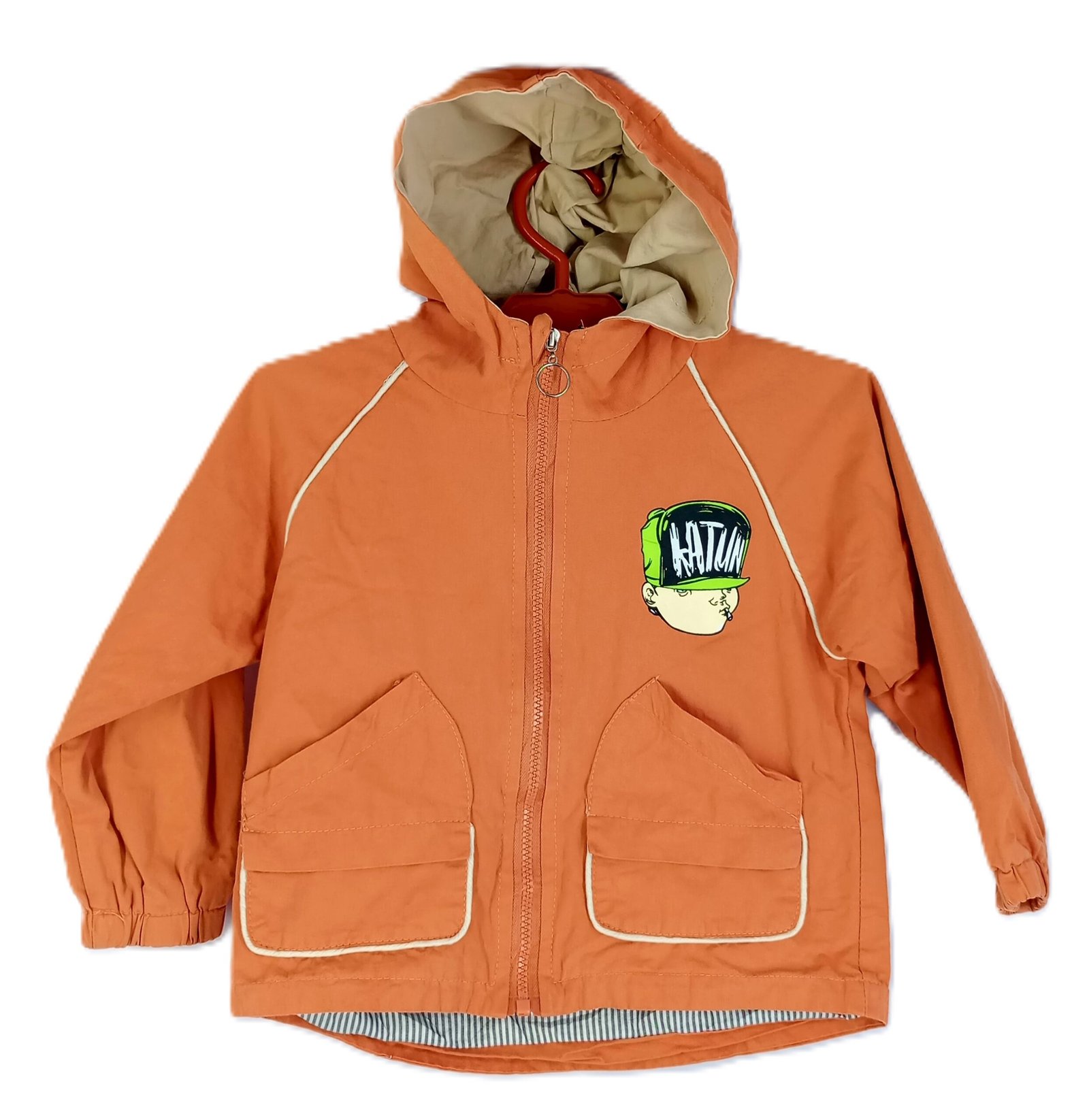 Kid's Hooded Canvas Jacket