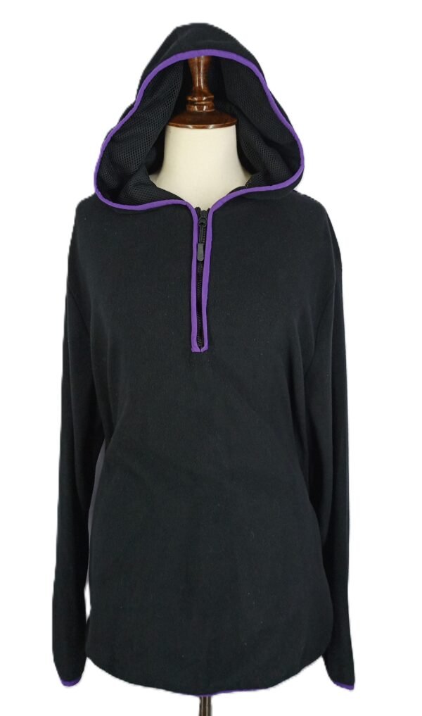 Women's Fleece Sweat Shirt - Half Zipper