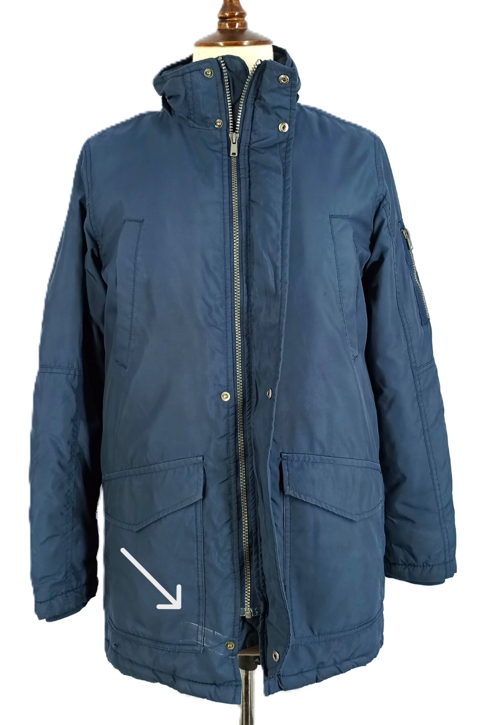 Kid's Long Jacket with 4 Front Pockets