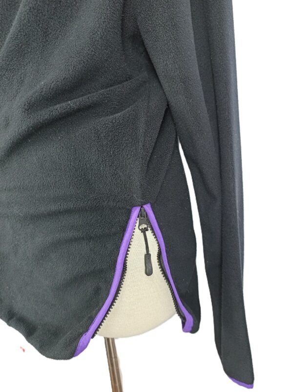 Women's Fleece Sweat Shirt - Half Zipper - Image 6